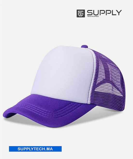 casquette filet violet