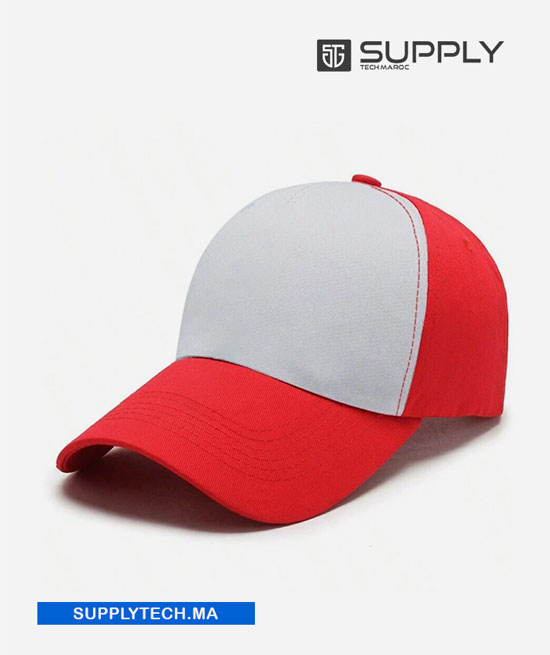 casquette sublimation rouge 1