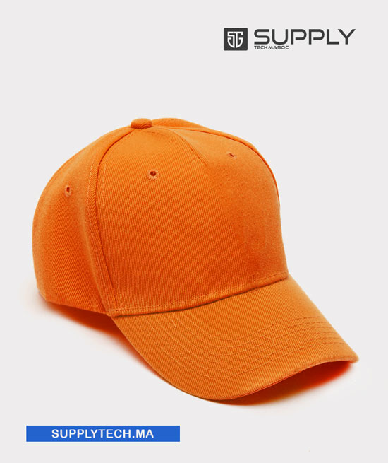 casquettes orange scratch