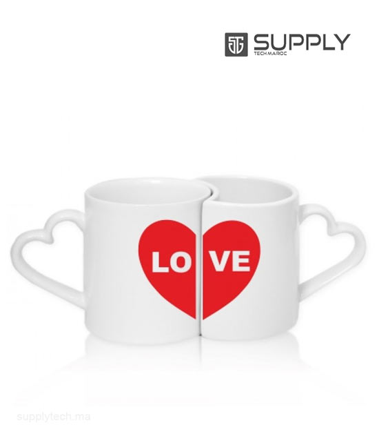 mug couple blanc