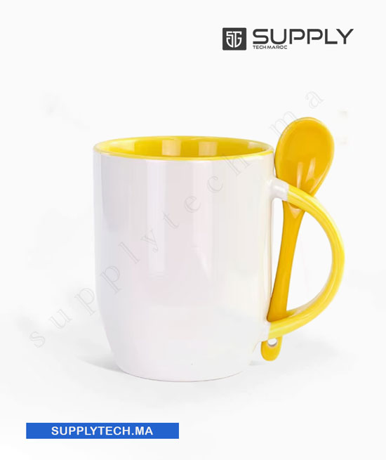 mug cuillere jaune 2