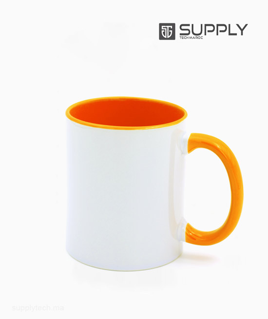 mug orange color normal 1