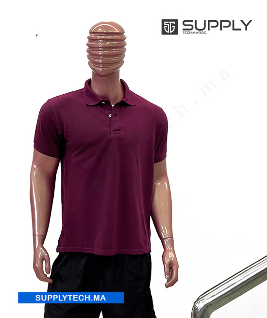 polo demie bordeaue
