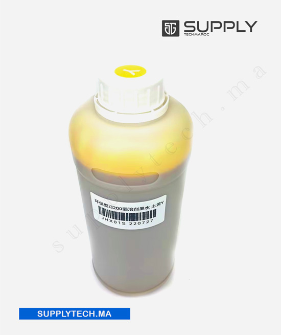 encre jaune ecosolvant