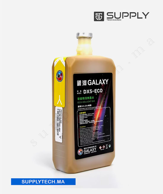 encres galaxy jaune ecosolvant 1