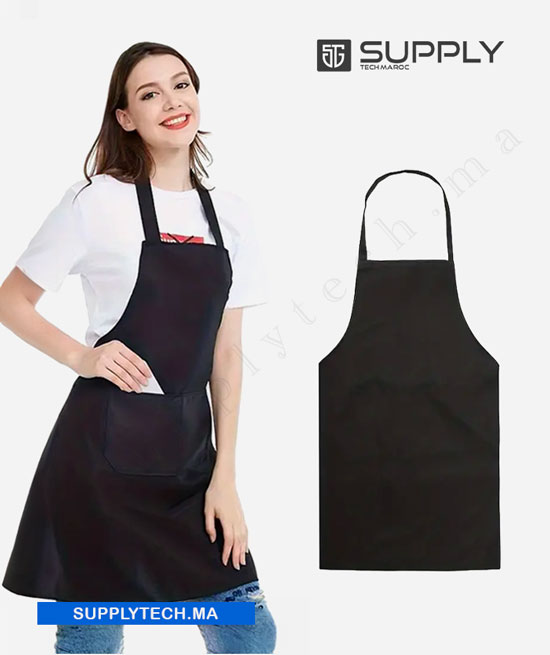 tabliers cuisine long noir
