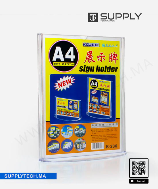 porte A4 affiche