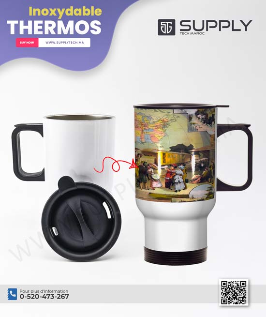 thermos blanc