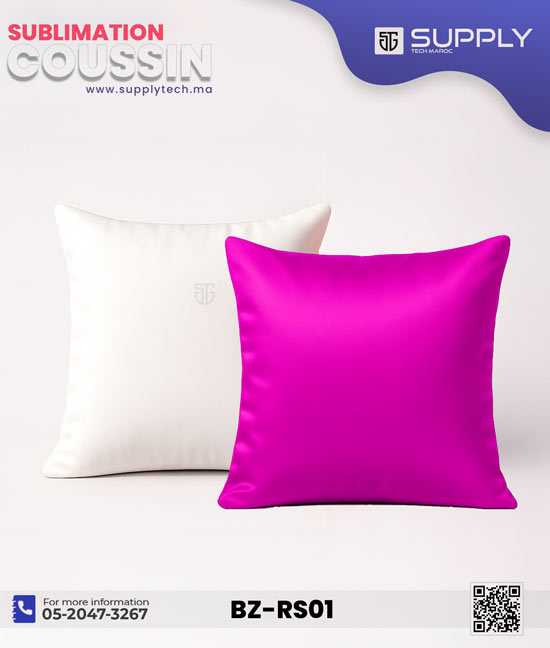 coussins rose blanc