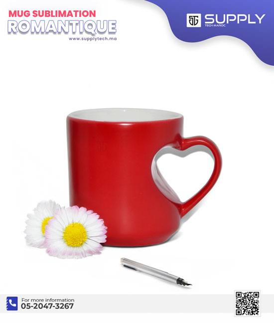 mug magic bleu coeur
