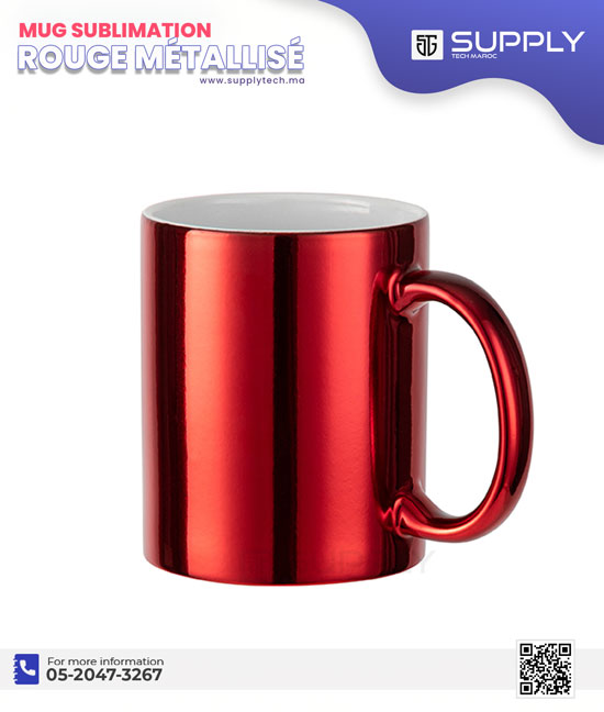 mug metalic rouge 5